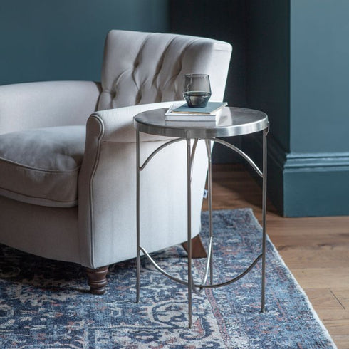 PaulaHome - Limerick Side Table Nickel